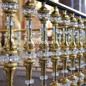 Premium Brass Railing Design Manufacturer Ss Square Pipe Railing