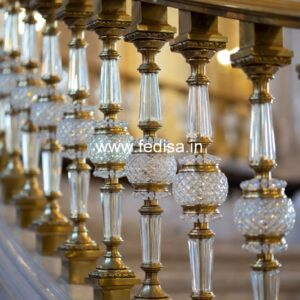 Brass Balcony Railing With Artistic Work Beautiful Steel Railing Design