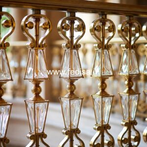 Brass Staircase Railing Design With Glass Panels Square Pipe Steel Railing Design