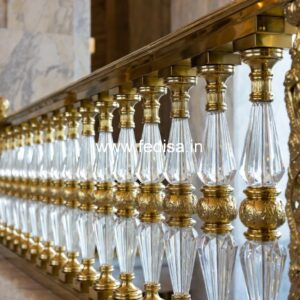Stylish Brass Staircase Railing Design Balcony Design Ss