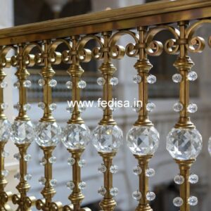 Decorative Brass Staircase Design Ideas Balcony Concrete Baluster Designs