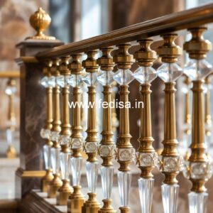 Decorative Brass Stair Railing Design Tubular Railings Design For Balcony