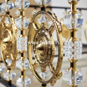 Elegant Brass Staircase Railing Design Cast Iron Pipe Railing