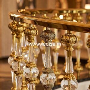 Luxury Brass Handrail Design For Interior Decor Railing Design Tubular