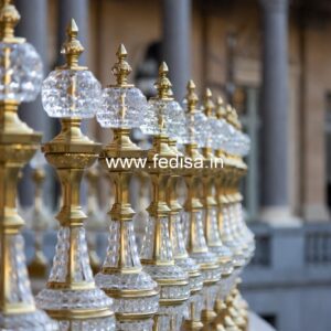 Royal Brass Railing Design For Grand Staircases New Glass Railing Design