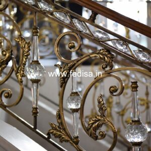 Brass Railing Design For High-end Interiors Modern Front Step Railing