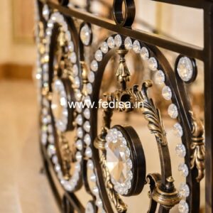 Elegant Brass Railing Design For Modern Villas Balcony Railing Design For Home