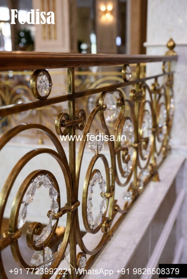 Chinese Style Railing Antique Brass Balcony Railing For Classic Homes Chinese Railing Design ...
