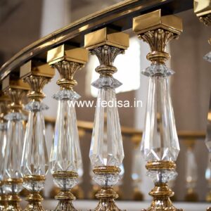 Premium Brass Balcony Railing With Fine Craftsmanship Staircase Railing Design Glass