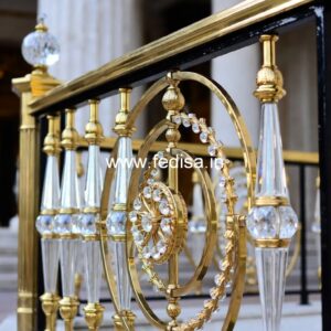 Elegant Brass Railing Design For Interior Projects Steel Ki Jeene Ki Railing