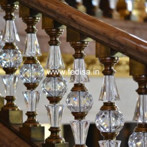 Antique Brass Staircase Railing For Royal Homes Pipe Grill Design For Balcony