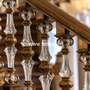 Premium Brass Railing Design For Interior Decoration Balcony Brick Wall And Railing Design