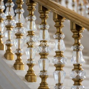 Designer Brass Staircase Handrail Ideas Jena Railing Design