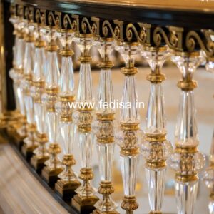 Classic Brass Railing Design For Premium Homes Chhat Par Railing Design