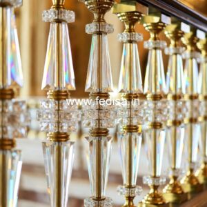 Custom Brass Staircase Railing With Designer Look Design Of Steel Stair Railing