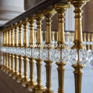 Modern Brass Balcony Railing With Stylish Appeal Stair Railing Design Modern Wood
