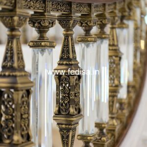 Designer Brass Railing Design With Artistic Finish Siri Railing Ka Design