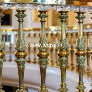 Decorative Brass Stair Railing Design For Villas Lohe Ki Balcony Railing