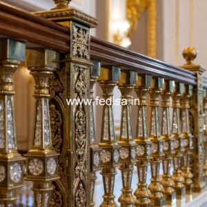 Brass Balcony Railing Design For Contemporary Interiors Simple Wooden Railing Design