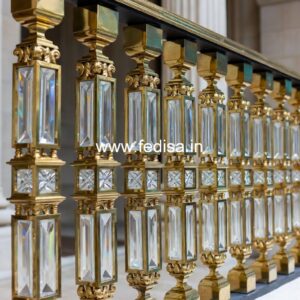 Stylish Brass Handrail Design For Modern Homes Staircase Ss Handrail Design