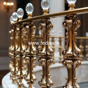 Luxury Brass Balcony Railing For Designer Spaces Railing Lohe Ka