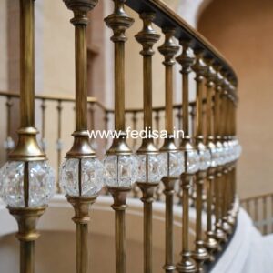 Premium Brass Handrail For Contemporary Homes Roof Railing Design Of Iron