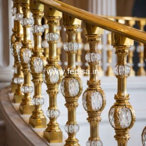 Stylish Brass Staircase Railing For Modern Projects Home Railing Design Iron