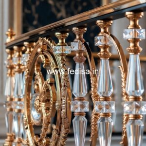 Premium Brass Stair Railing For Luxury Interiors Railing Design Outside