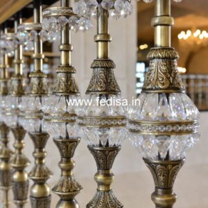 Luxury Brass Handrail Design For Elegant Staircases Temple Steel Railing Design