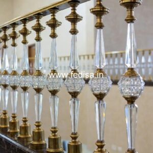 Luxury Brass Railing Design For Modern Homes Outside Stairs Railing Design
