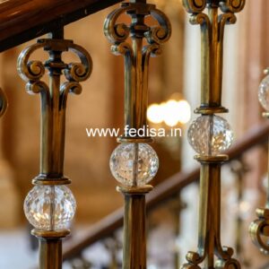 Designer Brass Railing For Premium Interiors Modern Railing For Balcony