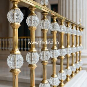 Classic Brass Railing Design For Staircase Handrail Balcony Design