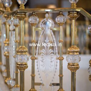 Decorative Brass Staircase Design Ideas Outdoor Glass Railing Design