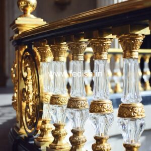 Modern Brass Railing Design For Homes Railing Wala Design