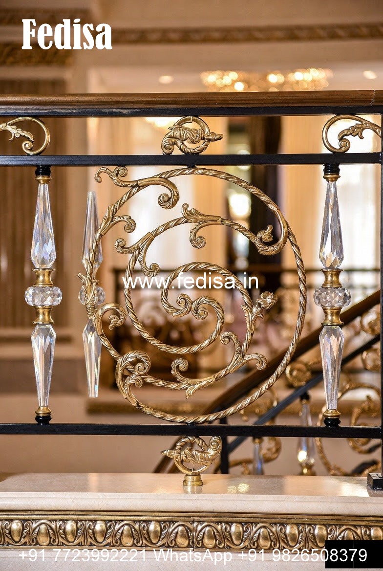 Stylish Brass Railing Design For Interiors Pipe Railing Systems