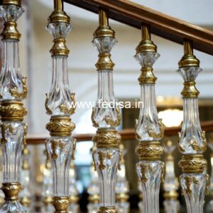 Luxury Brass Handrail Design For Interior Decor Outdoor Modern Railing