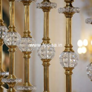 Designer Brass Stair Railing For Contemporary Spaces Railing Design Round