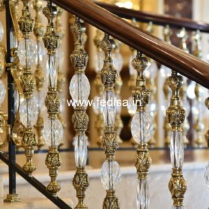 Antique Style Brass Railing Design For Classic Villas Steel Railing Chajja