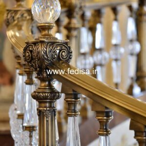 High Quality Brass Balcony Railing For Home Exterior Steel Railing Home Design