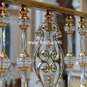 Decorative Brass Balcony Railing For Luxury Homes Ss Railing Simple Design