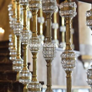 Heavy Brass Railing Design For Strong Support Brass Pipe Railing