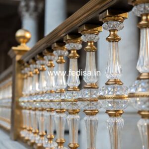 Brass Stair Railing Design For Modern Living Spaces Steel Railing Glass Wali