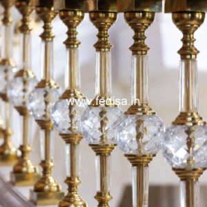 Elegant Brass Balcony Railing With Classic Design Sidhi Railing Ka Design