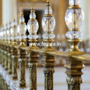 Decorative Brass Balcony Railing For Interior Design Inline Design Railing