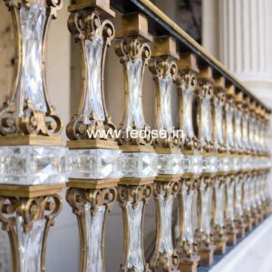 Modern Brass Staircase Railing With Unique Style Southern Gates And Railings