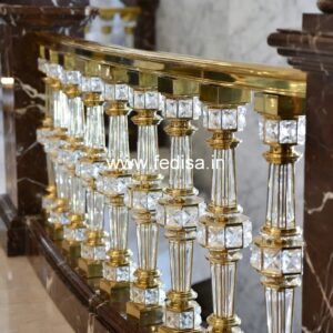 Designer Brass Railing Design With Artistic Finish Cdo Ki Railing Ki Design
