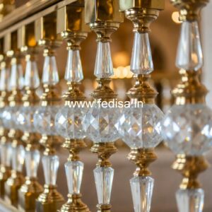 Elegant Brass Handrail Design For Interior Decor Mission Style Staircase Railings