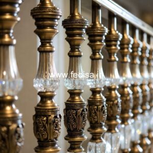 Brass Balcony Railing Design For Contemporary Interiors Railing Grill Ka Design