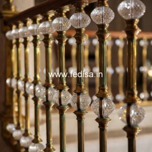 Premium Brass Handrail Design For Elegant Homes Siri Ka Grill Ka Design