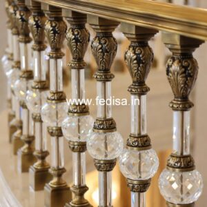 Modern Brass Staircase Railing For Interior Projects Balcony Grill New Design